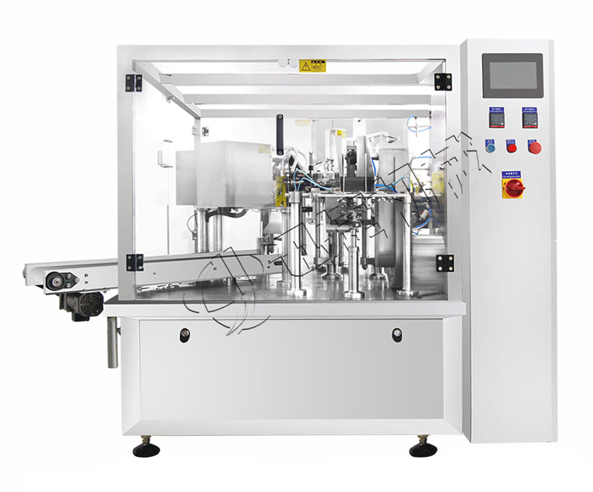 全自動給袋式醬體液體包裝機 全自動給袋式醬體液體包裝機
